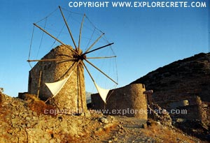 windmills in Lassithi plateau