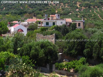 village of Latsida in Lassiti, Crete