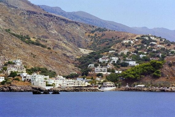 Chora Sfakion, the port to Loutro