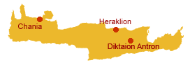 map of dikteon cave