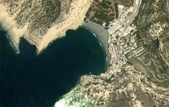 satellite image of matala