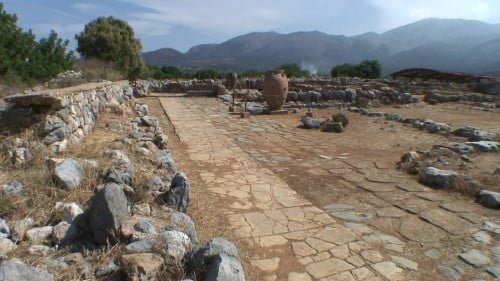 μινωικό ανάκτορο μαλίων, αρχαιολογικός χώρος