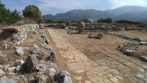 μινωικό ανάκτορο μαλίων, αρχαιολογικός χώρος
