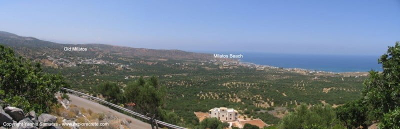 panoramic view from the cave of Milatos