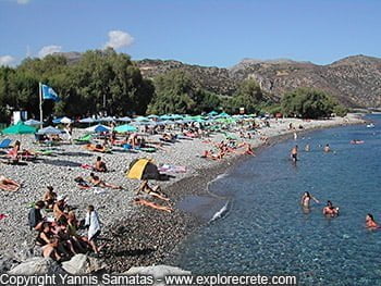 halikia or votsala beach in paleochora