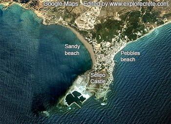 paleochora, satellite image
