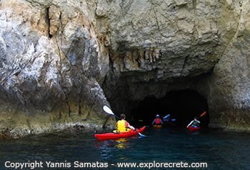 Sea cave at Kokkini Ammos