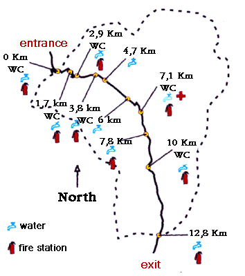 Σαμαριά, χάρτης