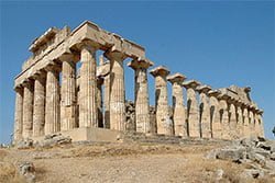 ancient greek temple in Selinus