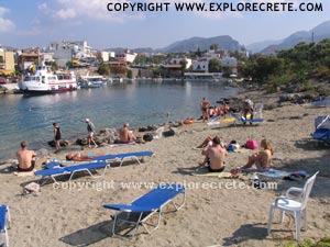 beach in Sissi Crete