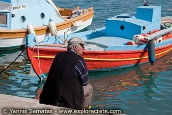 at Sitia΄s port