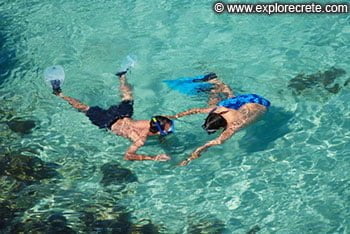 Snorkelling in Crete