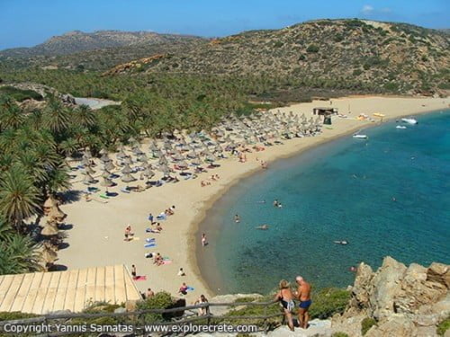 Vai, the palm forest of Vai in Crete