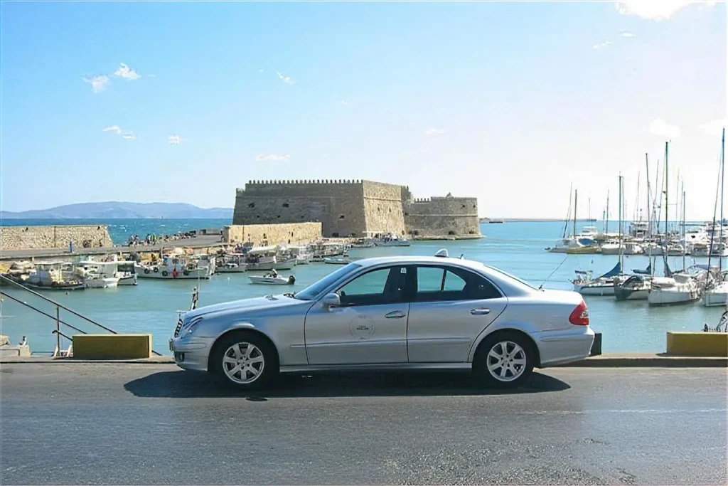 taxi in crete