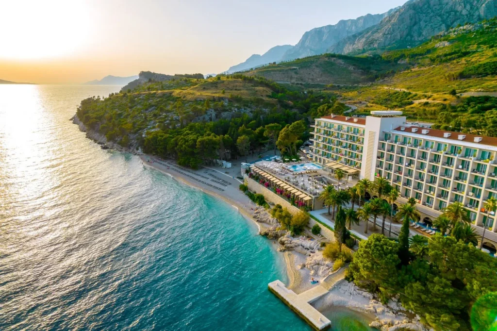 hotel at the mediterranean sea